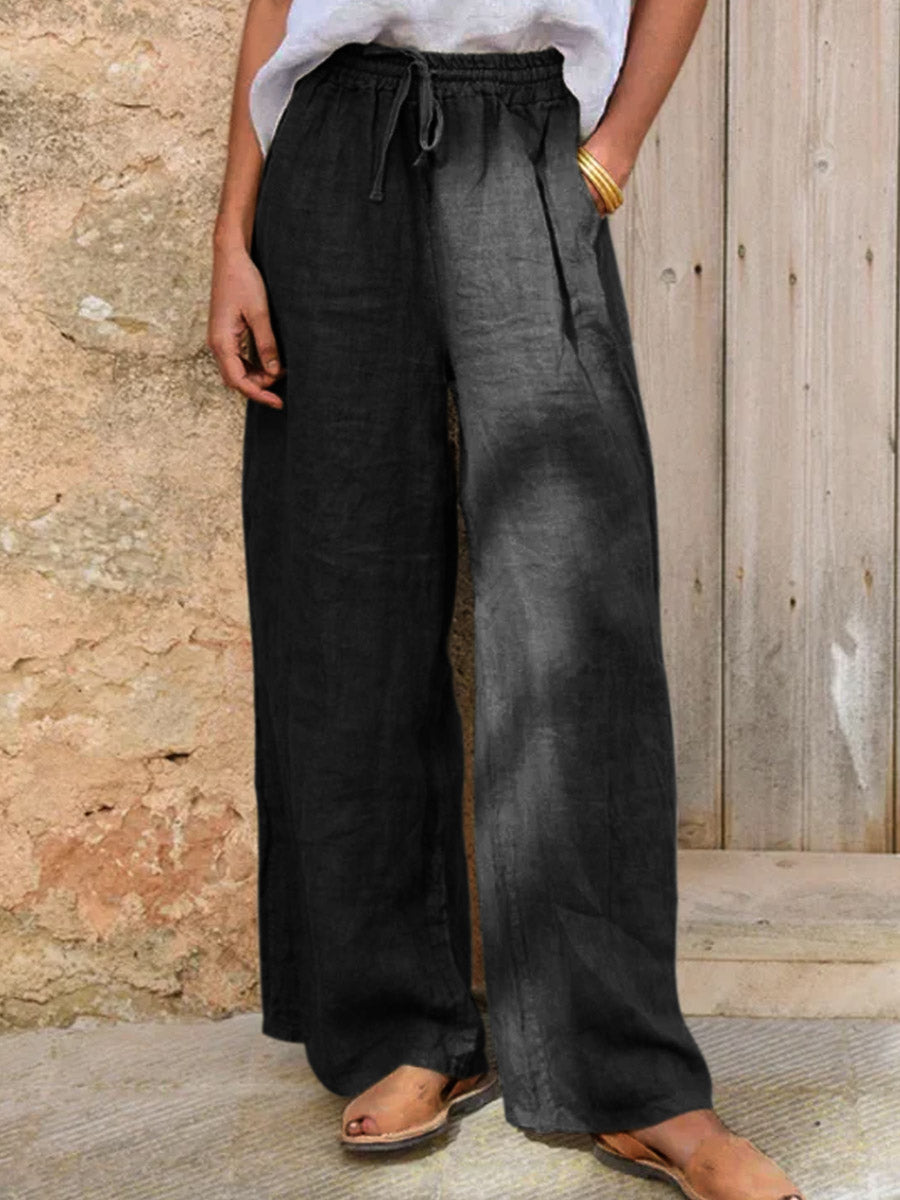 Women's Cotton And Linen Casual Pants
